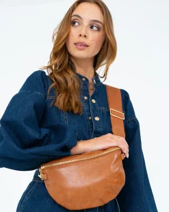 ELMS+KING Alamo Sling Bag - Tan Pebble