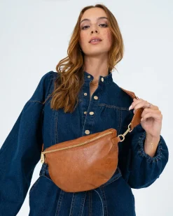 ELMS+KING Alamo Sling Bag - Tan Pebble