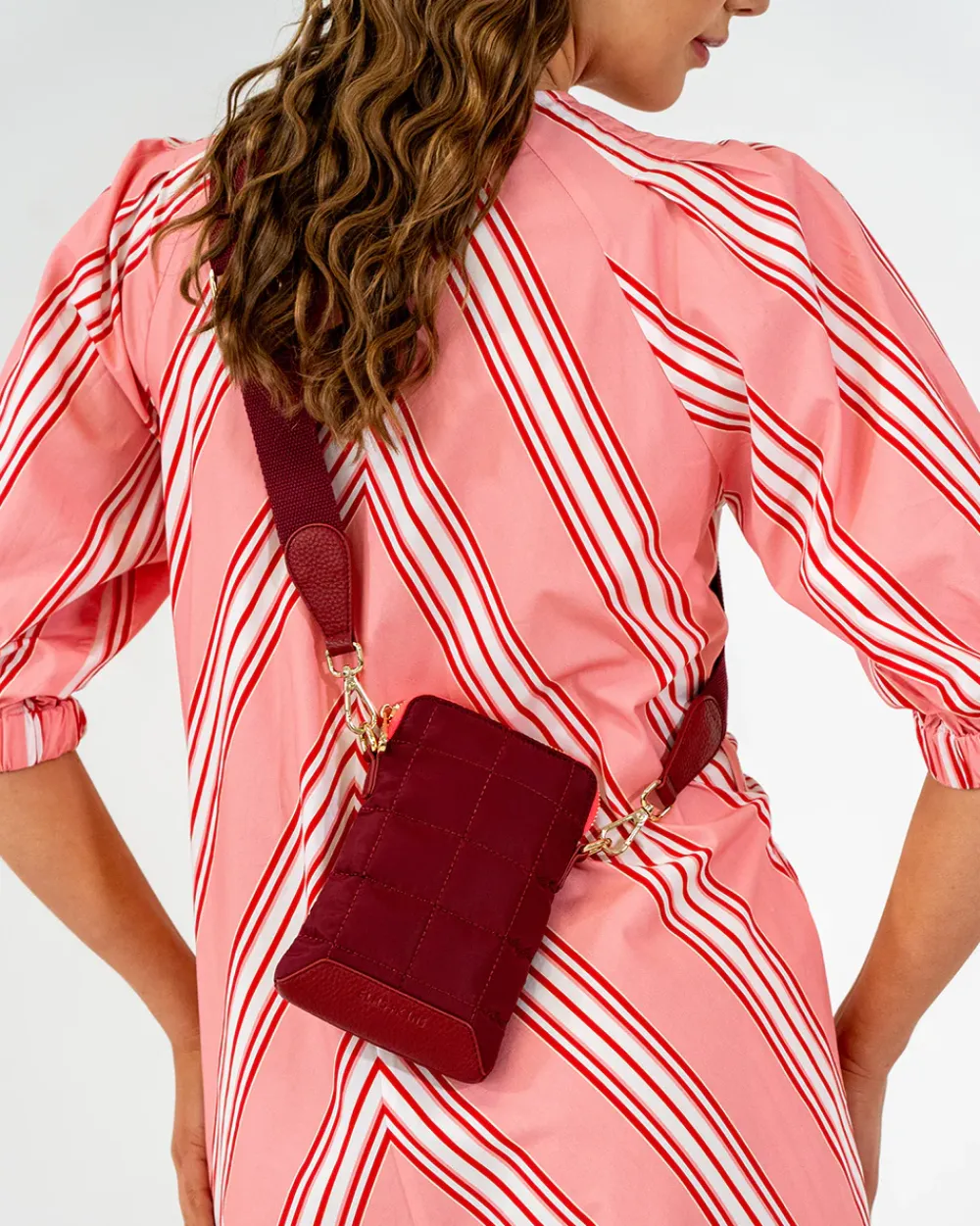 ELMS+KING Baker Phone Bag - Burgundy