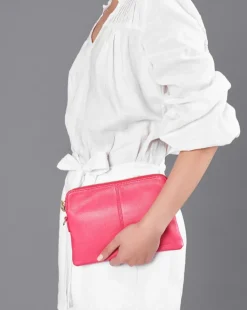 ELMS+KING Bowery Wallet - Fuschia