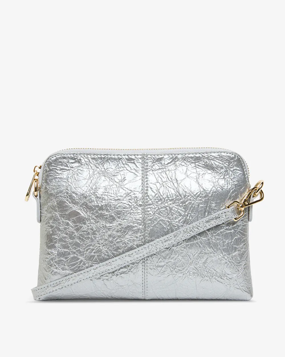 ELMS+KING Bowery Wallet - Silver Crinkle