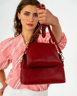 ELMS+KING Burbank Crossbody - Burgundy