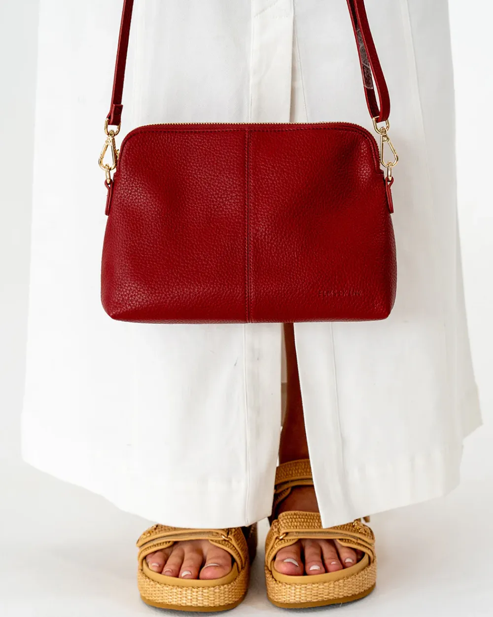 ELMS+KING Burbank Crossbody Large - Burgundy