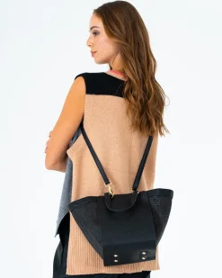 ELMS+KING Carnegie Tote - Black Weave