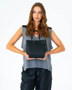 ELMS+KING Carnegie Tote - Black Weave