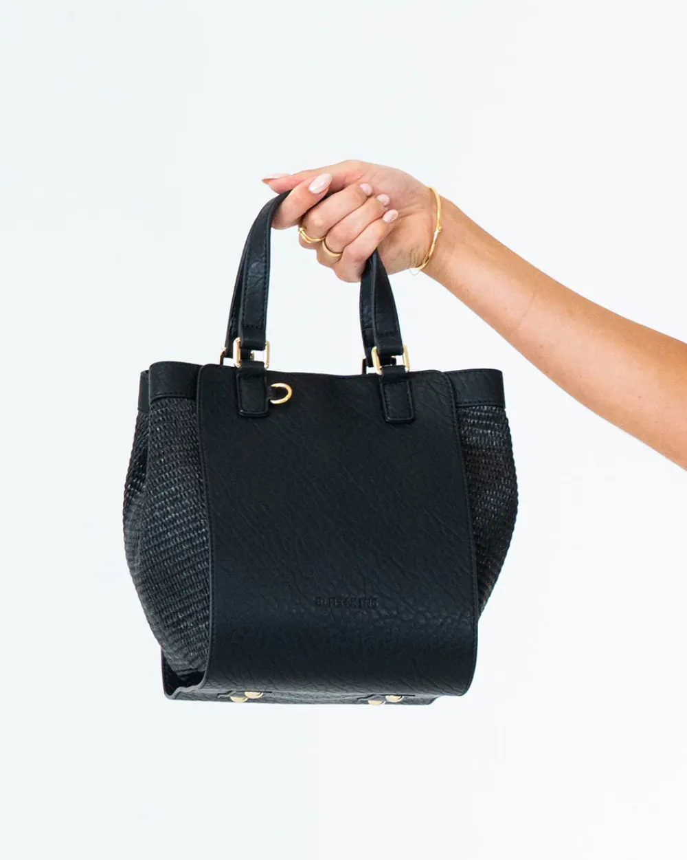 ELMS+KING Carnegie Tote - Black Weave