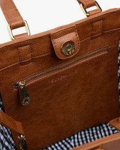 ELMS+KING Carnegie Tote - Tan Weave