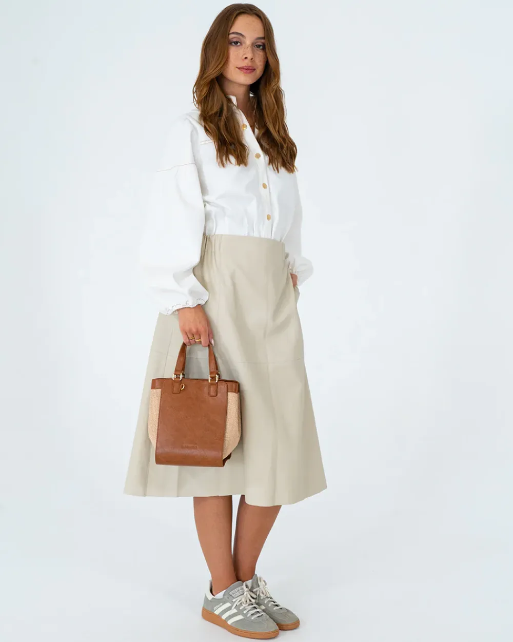 ELMS+KING Carnegie Tote - Tan Weave