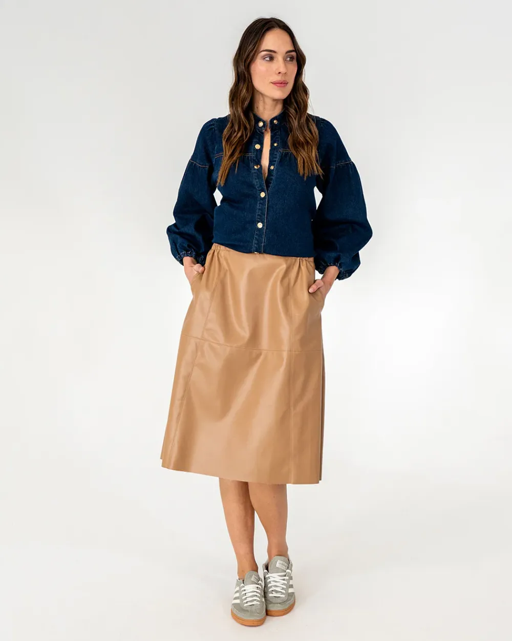 ELMS+KING Copper Row Skirt - Tan