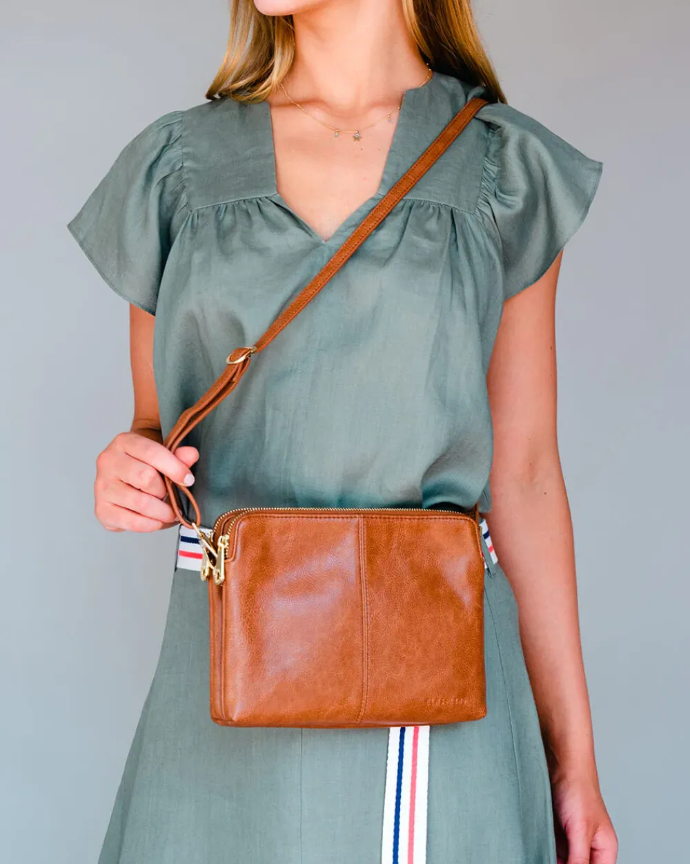 ELMS+KING Double Bowery - Tan Pebble