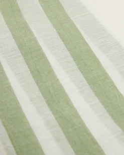 ELMS+KING EK Scarf - Khaki Stripe