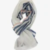 ELMS+KING EK Scarf - Navy Stripe