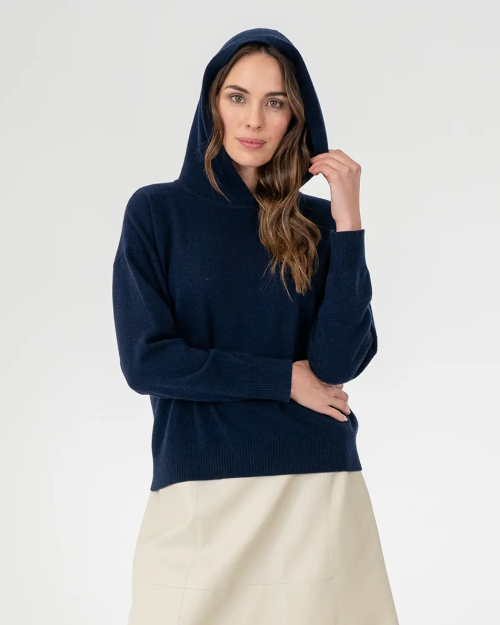 ELMS+KING Fort Knit Hoodie - Navy