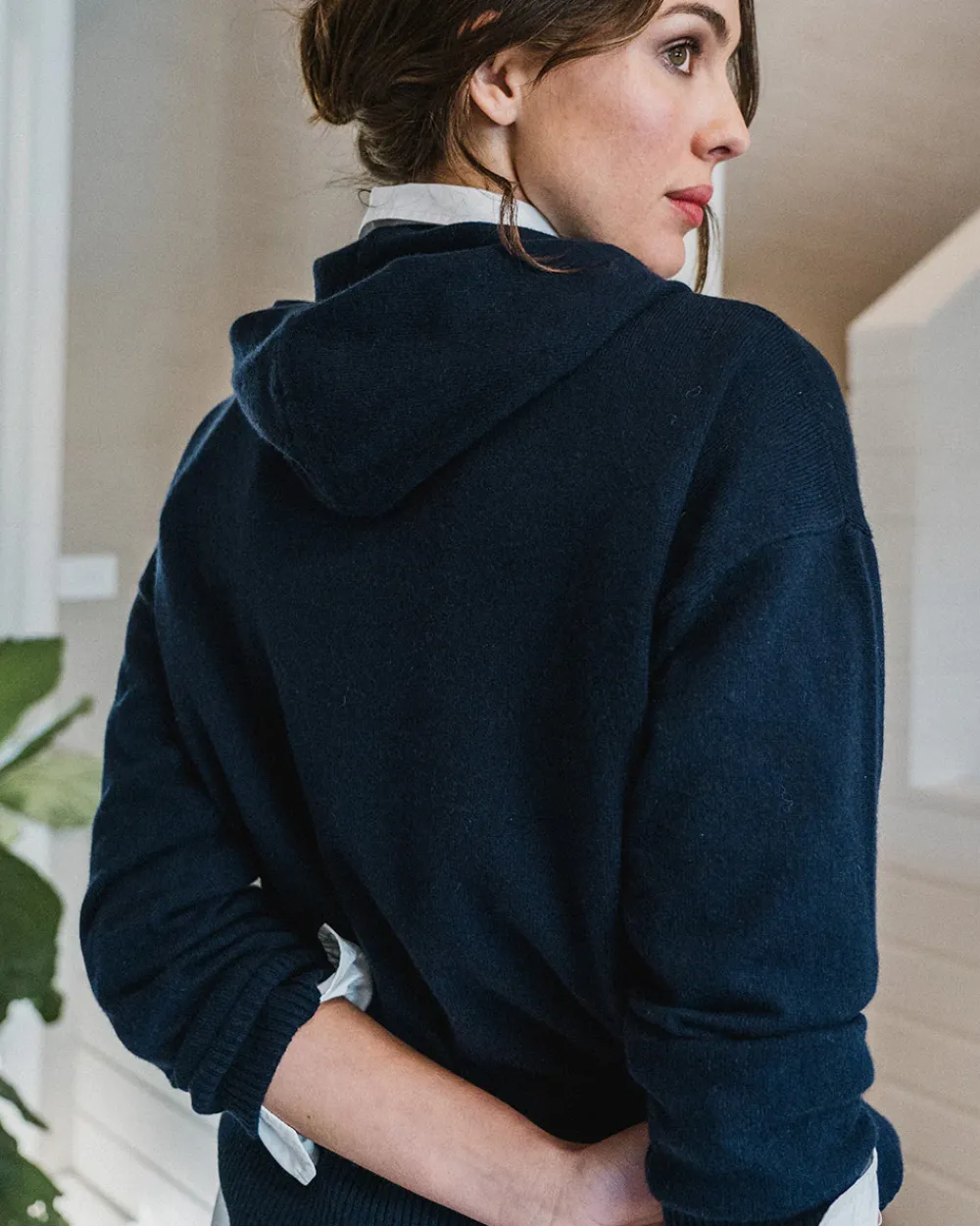 ELMS+KING Fort Knit Hoodie - Navy