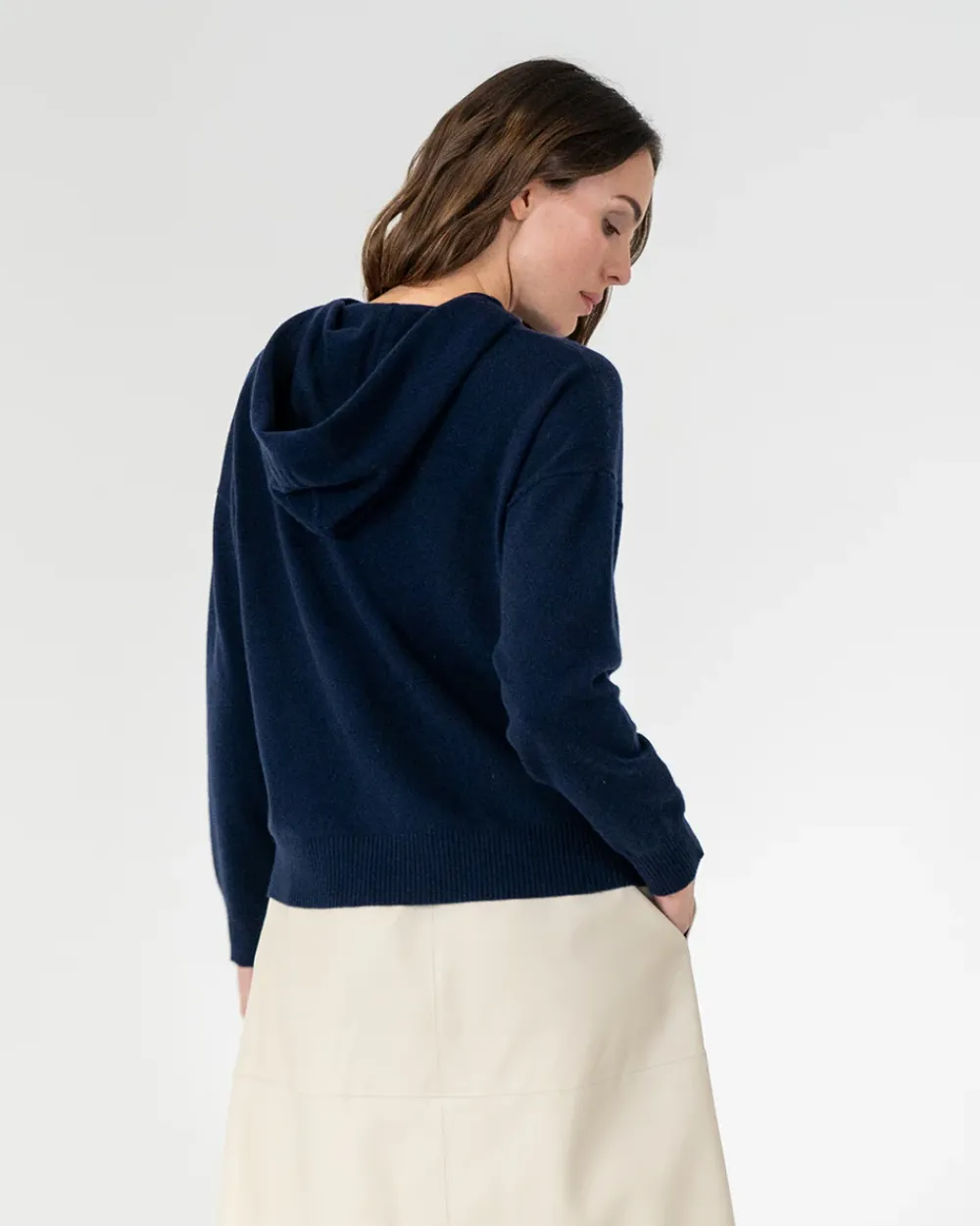 ELMS+KING Fort Knit Hoodie - Navy
