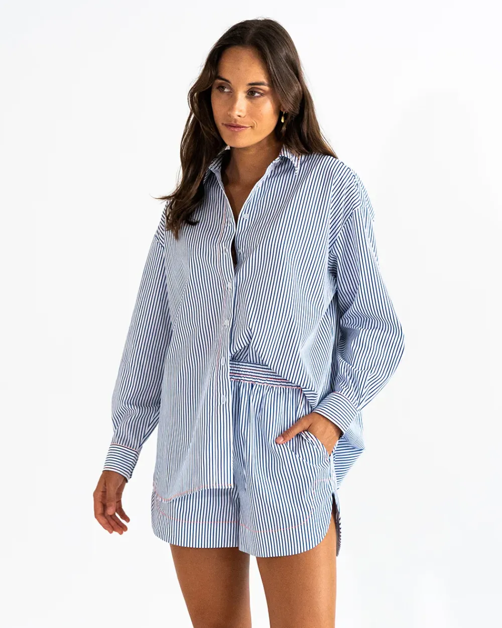 ELMS+KING Harlem Shirt - Boxer Stripe