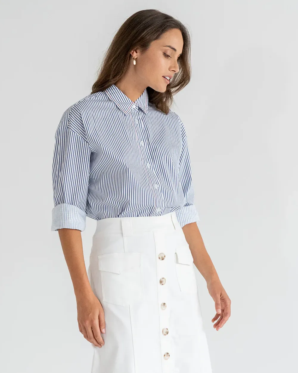 ELMS+KING Harlem Shirt - Boxer Stripe