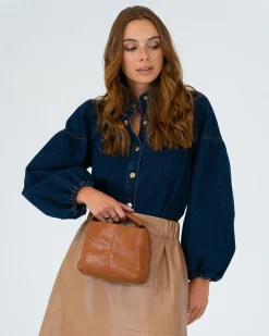 ELMS+KING Linton Crossbody - Tan Pebble
