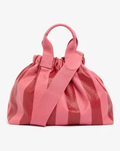 ELMS+KING Montague Tote - Burgundy Stripe