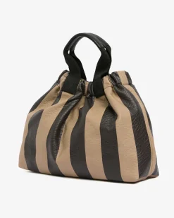 ELMS+KING Montague Tote - Latte Stripe