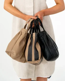 ELMS+KING Montague Tote - Latte Stripe
