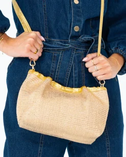 ELMS+KING Monty Bag - Gold Weave