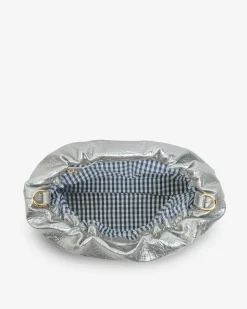 ELMS+KING Monty Bag - Silver Crinkle