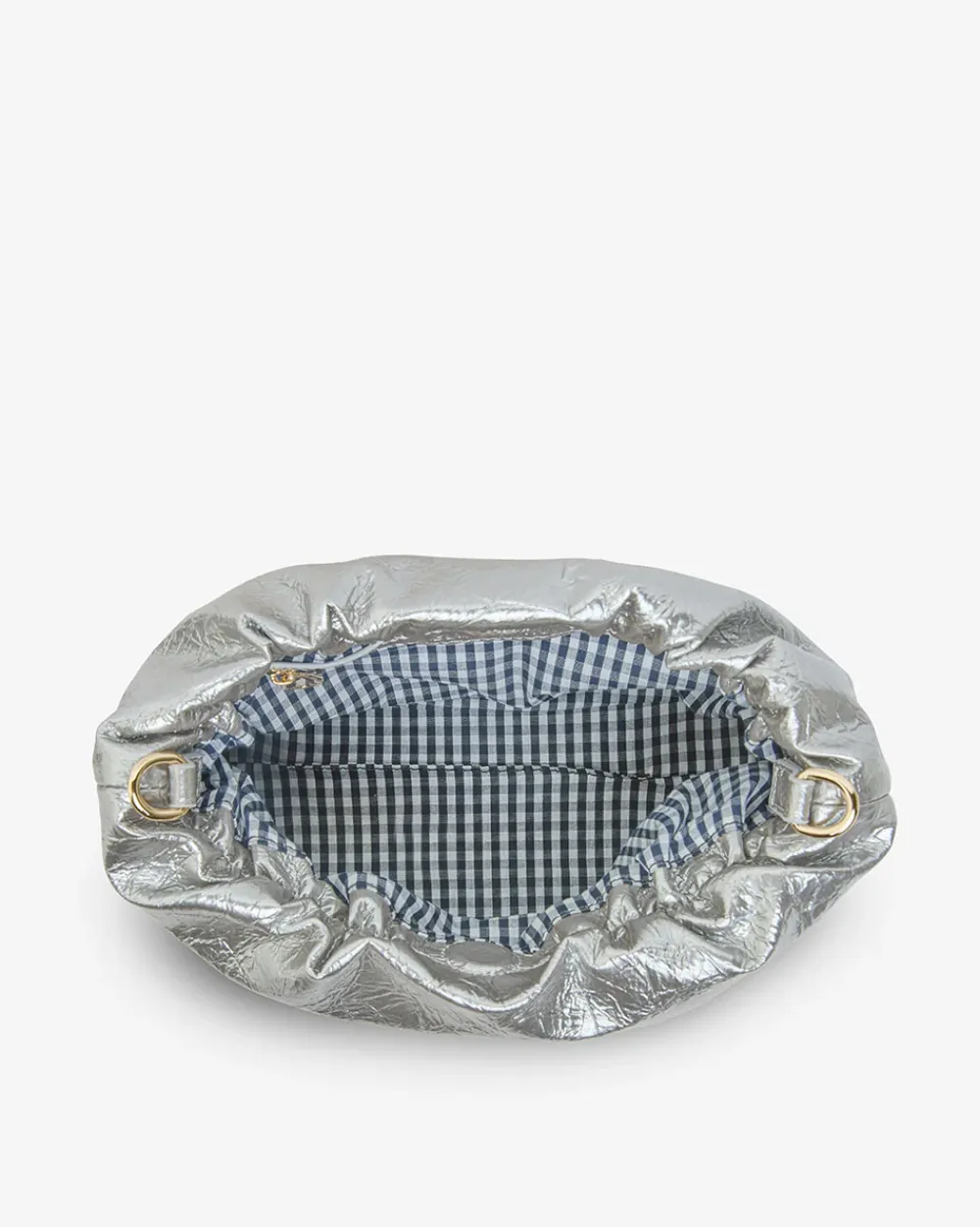 ELMS+KING Monty Bag - Silver Crinkle