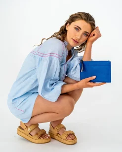 ELMS+KING New York Coin Purse - Cobalt