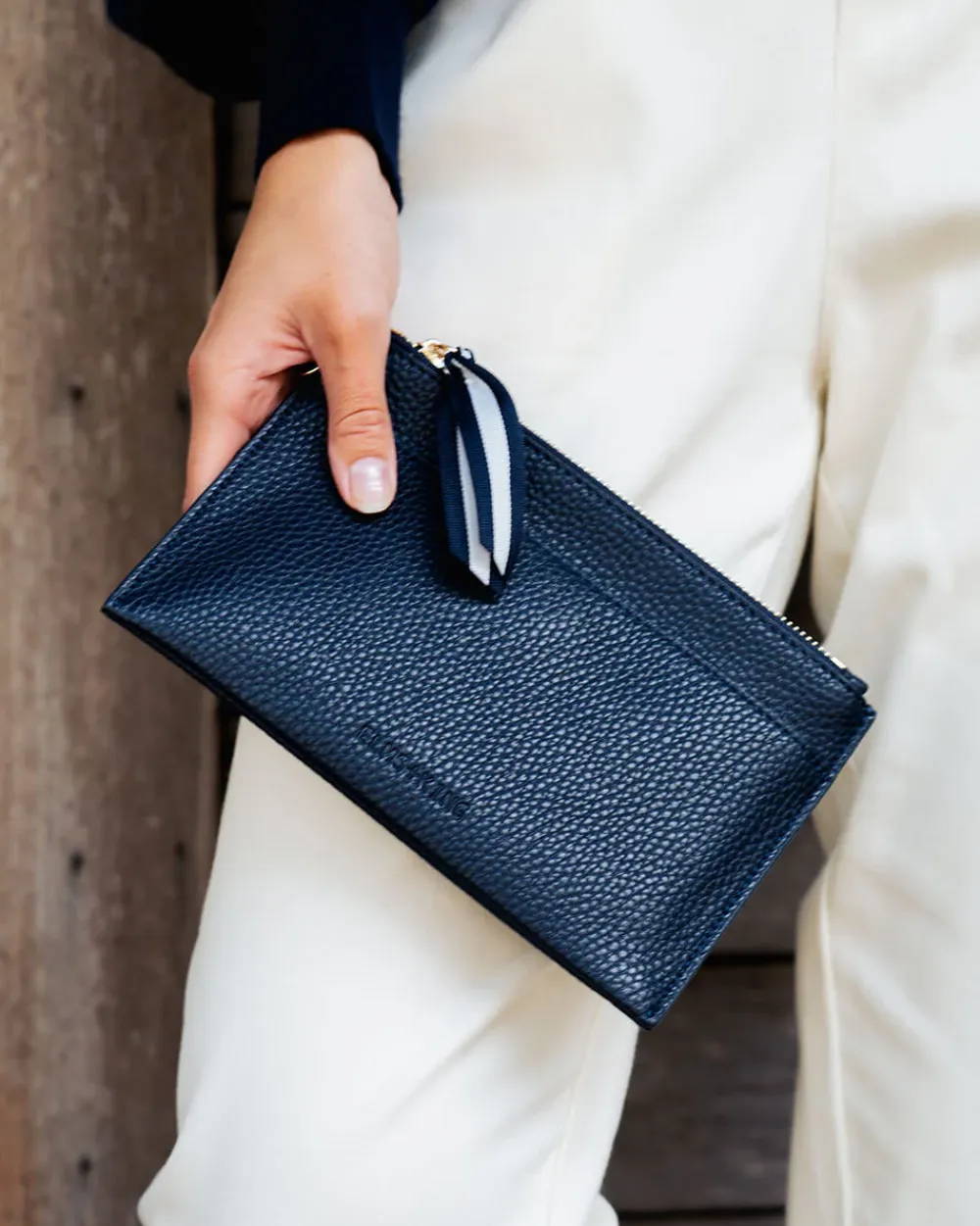 ELMS+KING New York Coin Purse - French Navy