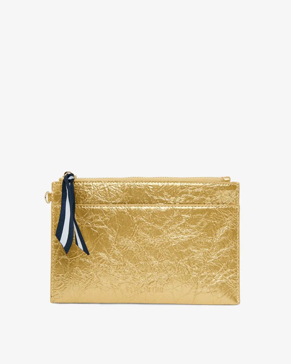 ELMS+KING New York Coin Purse - Gold Crinkle