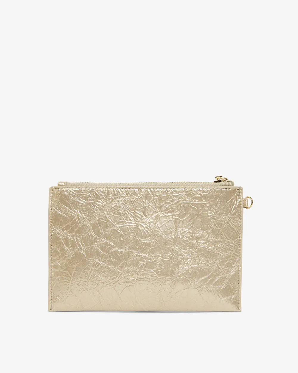 ELMS+KING New York Coin Purse - Light Gold Crinkle