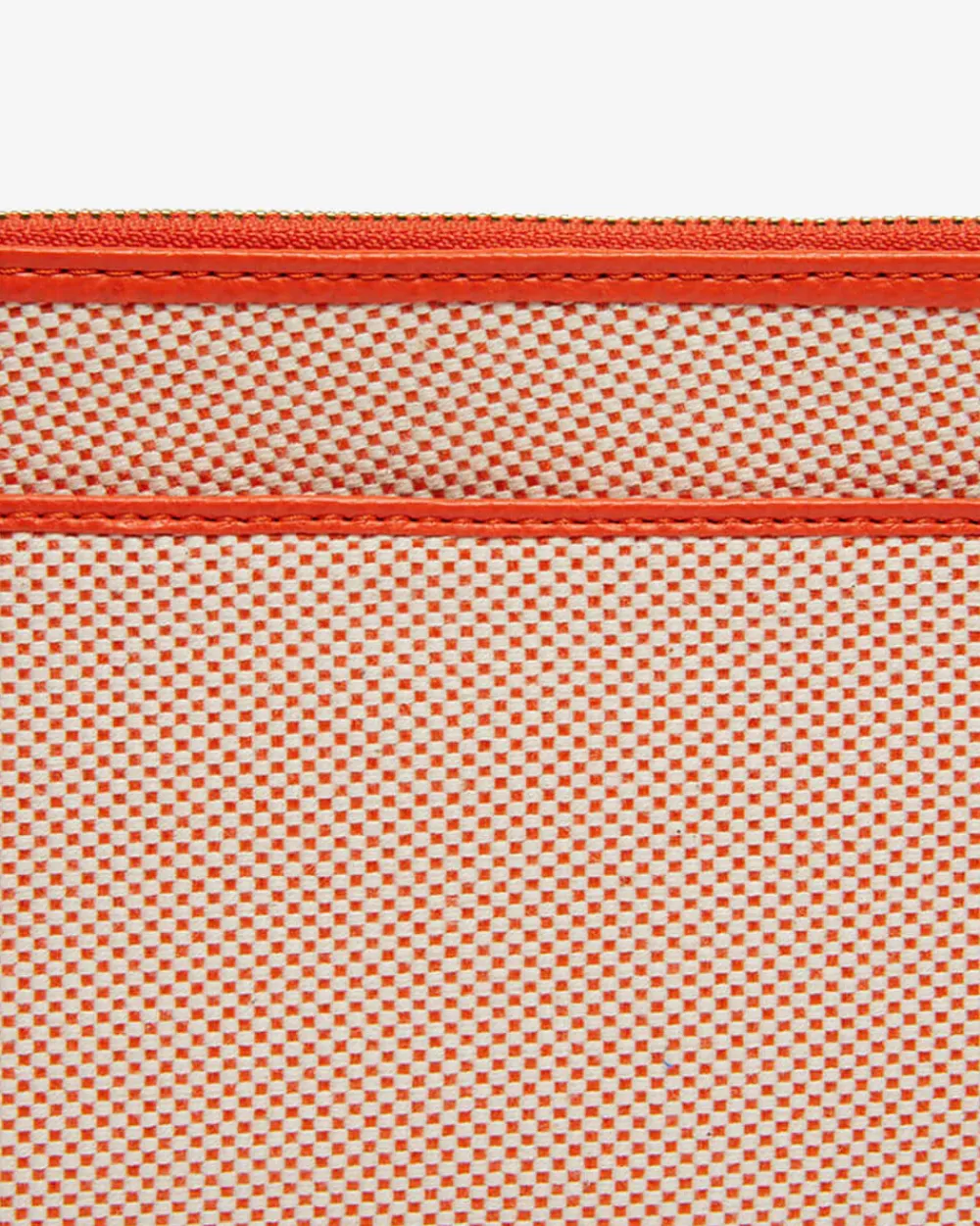 ELMS+KING New York Coin Purse - Orange w/Canvas