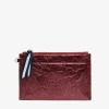 ELMS+KING New York Coin Purse - Plum Crinkle