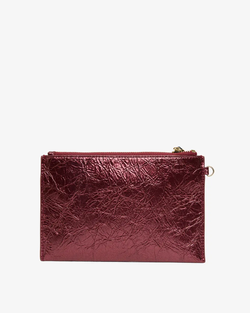 ELMS+KING New York Coin Purse - Plum Crinkle