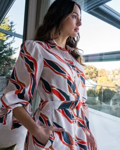 ELMS+KING Palm Beach Shirt Dress - River