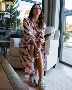 ELMS+KING Palm Beach Shirt Dress - River