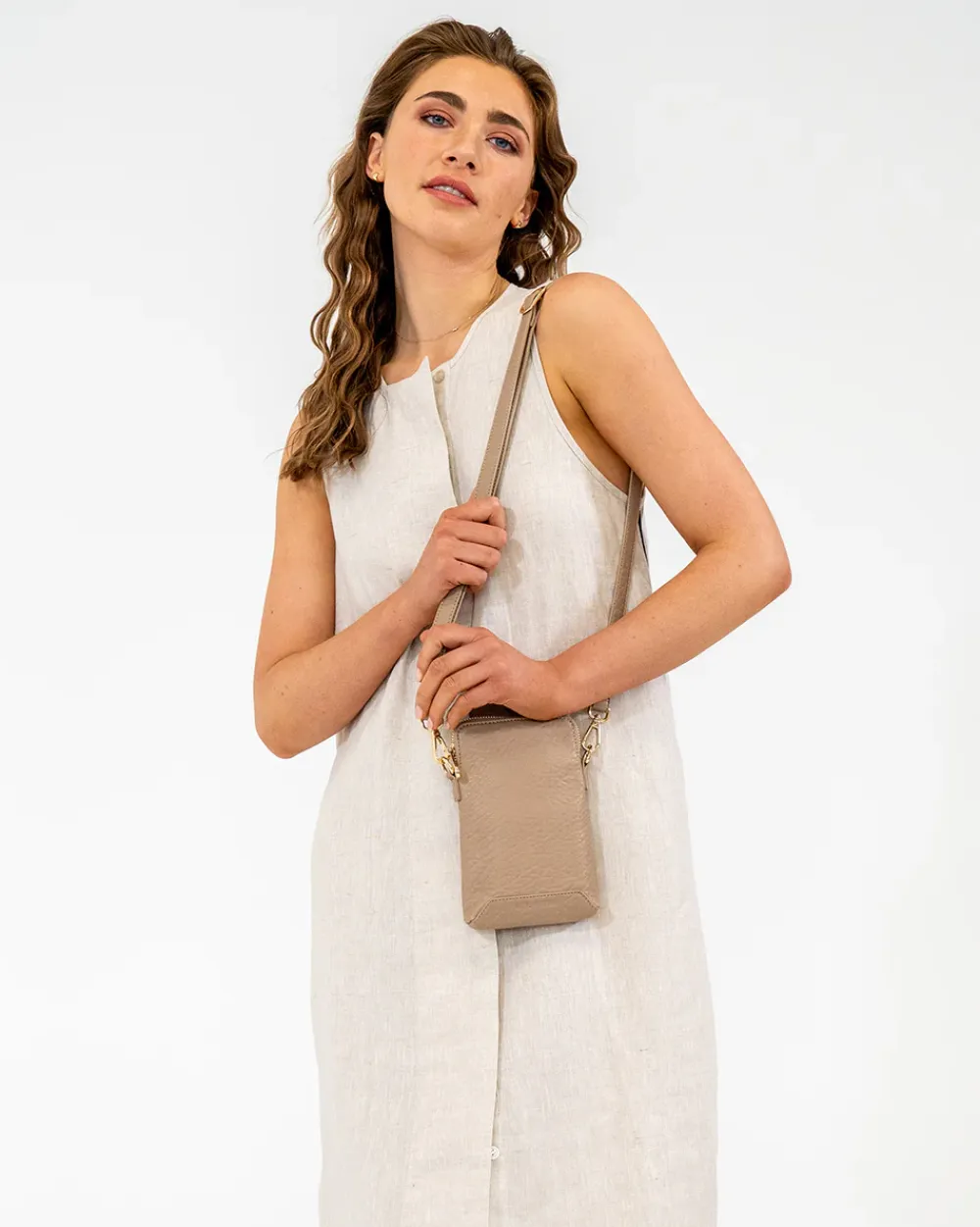 ELMS+KING Sullivan Phone Bag - Latte