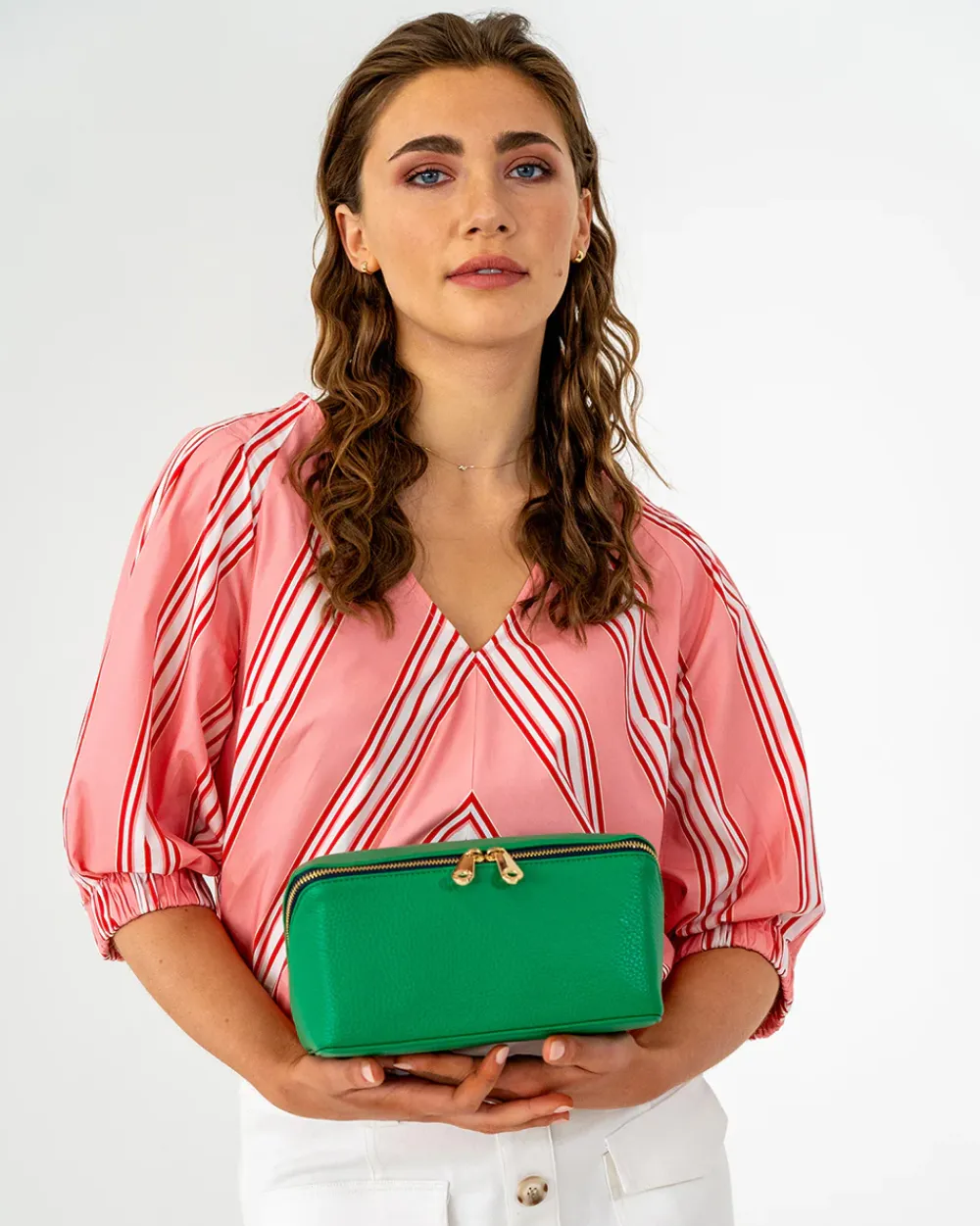 ELMS+KING Washbag - Green PU
