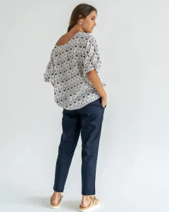 ELMS+KING Whitehaven Blouse - White Palm